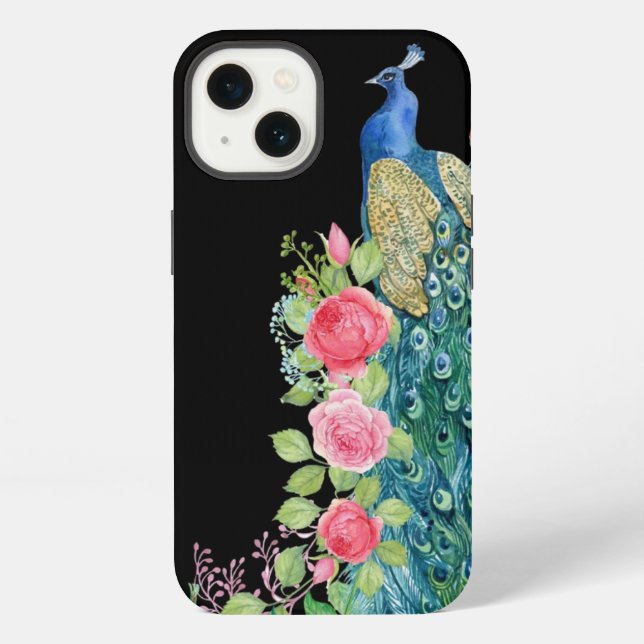 Funda Para iPhone Pavo real (Reverso )