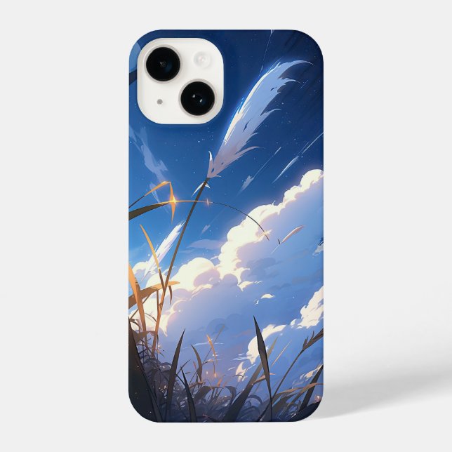 Funda Para iPhone Paysage animé venteux (Reverso )
