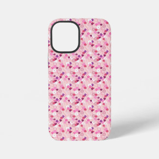 Funda Para iPhone 12 Mini Pearls, Flowers, & Pink