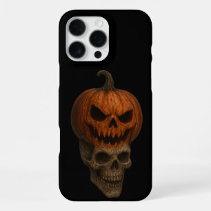 Funda Para iPhone 16 Pro Max Pegatina de cráneo de calabaza de calabaza de Hall