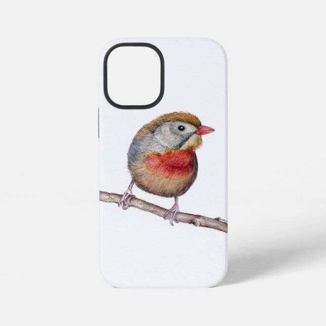 Funda Para iPhone Pekin Robin Bird (Leiothrix lutea) (Reverso )
