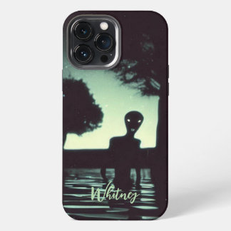 Funda Para iPhone 13 Pro Max Película de ciencia ficción retro de invasión alie