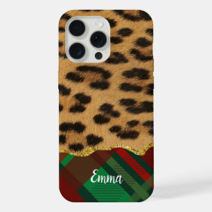 Pelo de leopardo y cuadros navideños