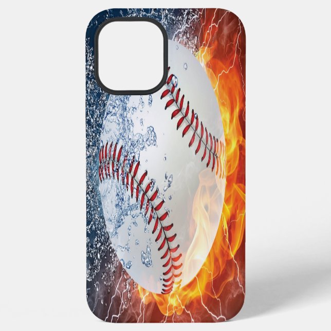 Funda Para iPhone Pelota de béisbol (Reverso )