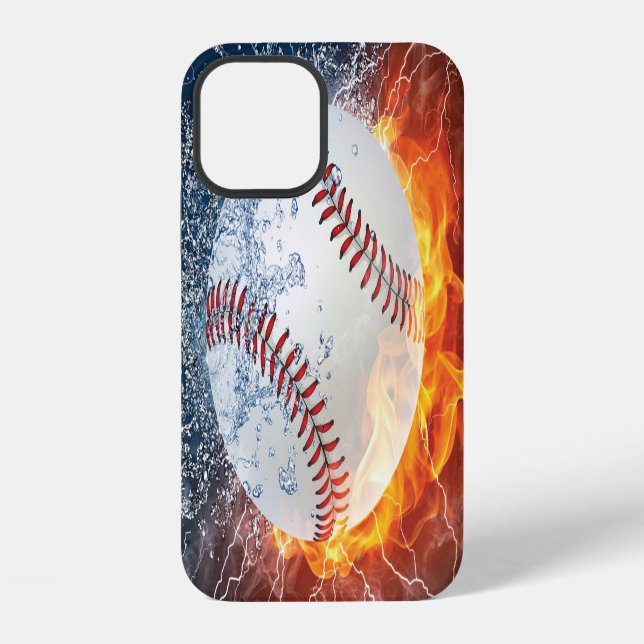 Funda Para iPhone pelota de béisbol (Reverso )