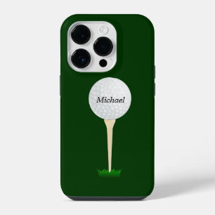 Funda Para iPhone 14 Pro Pelota de Golf sobre un Soporte TEMPLATE