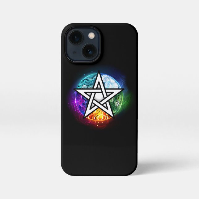 Funda Para iPhone Pentagrama de Wiccan (Reverso )