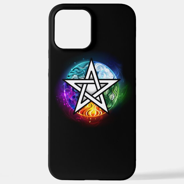 Funda Para iPhone Pentagrama de Wiccan (Reverso )