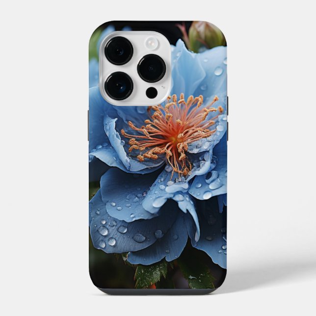 Funda Para iPhone Peonía de rocío matutino (Reverso )