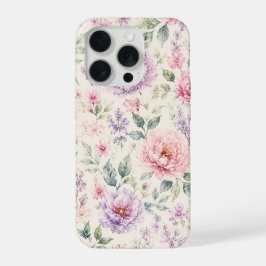 Peonía floral de acuarela suave