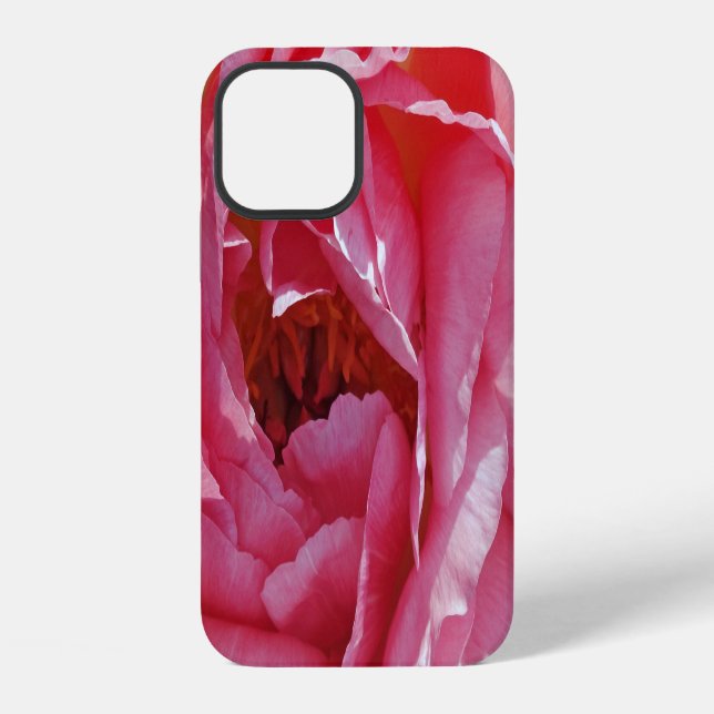 Funda Para iPhone Peonía Rosa (Reverso )