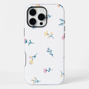 Funda Para iPhone 16 Pro Max Pequeñas Flores Delicadas en Colores Pastel