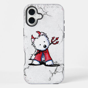 Funda Para iPhone 16 Plus Pequeno diablo perro Westie