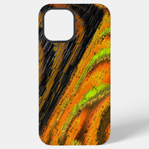 Funda Para iPhone 12 Pro Max Pequeño mosaico amarillento y deformado 