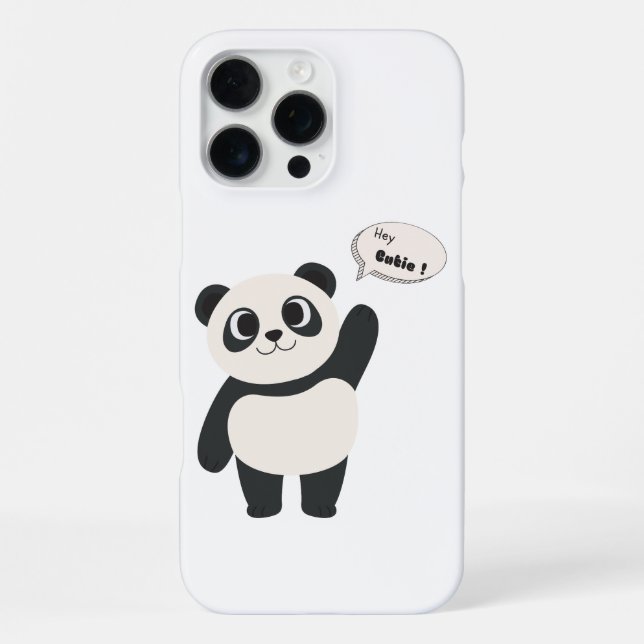 Funda Para iPhone Pequeño panda lindo  (Reverso )