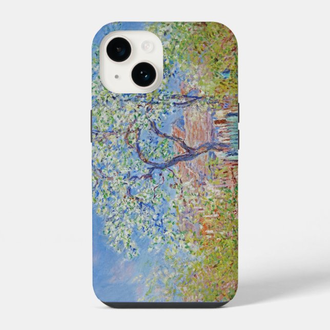 Funda Para iPhone Peral en Flor - Claude Monet (Reverso )