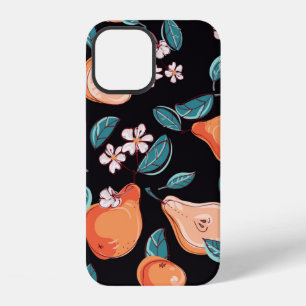 Funda Para iPhone 12 Peras sabrosas y jugosas. Patrón continuo de fruta