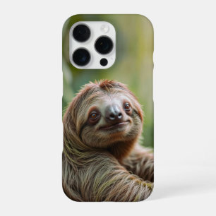Funda Para iPhone 16 Pro Perezoso Feliz 