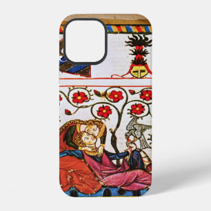 FUNDA PARA iPhone 12 PERGAMINO DE MONOGRAMA DE AMOR ETERNO