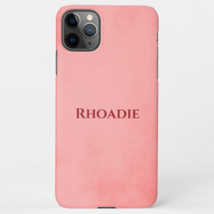 Funda Para iPhone 11Pro Max Pergamino rosa de bonito