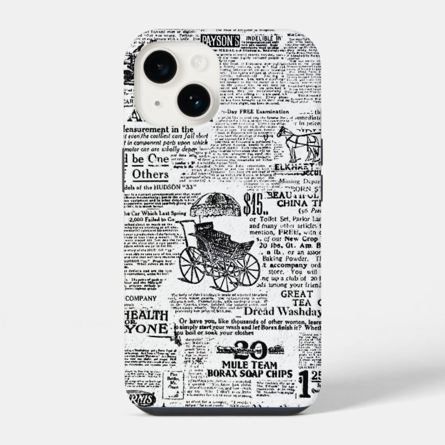 Funda Para iPhone Periódico (Reverso )
