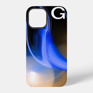 Funda Para iPhone 12 perla alienígena monograma púrpura