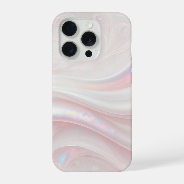 Funda Para iPhone Perla Líquida Irisada de Lujo (Reverso )