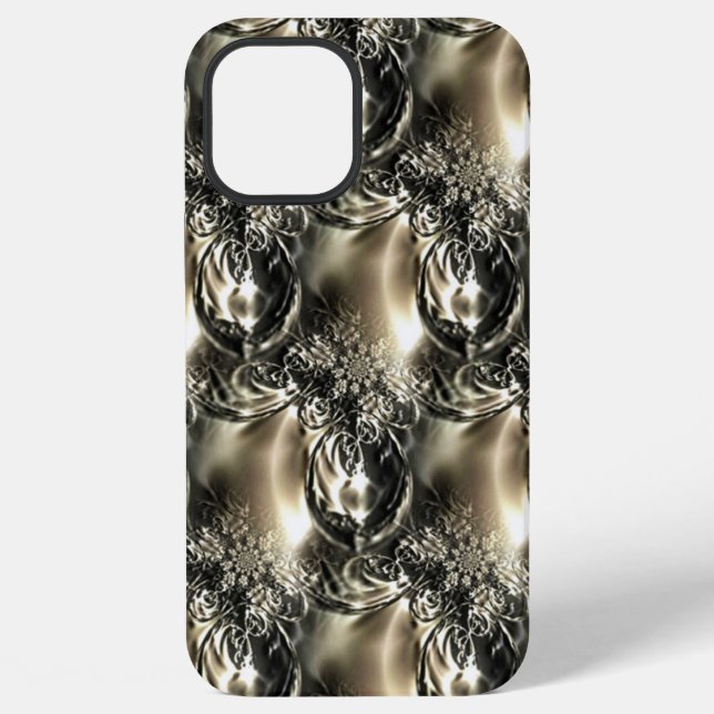 Funda Para iPhone Perlas Doradas (Reverso )