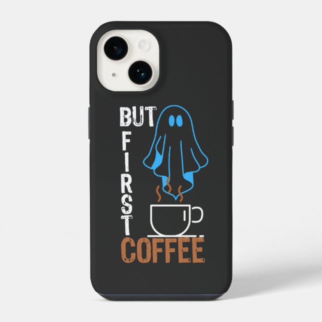 Funda Para iPhone Pero primero, Café.b (Reverso )