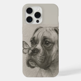 Perro Boxer con Encuentro Suave Mariposa