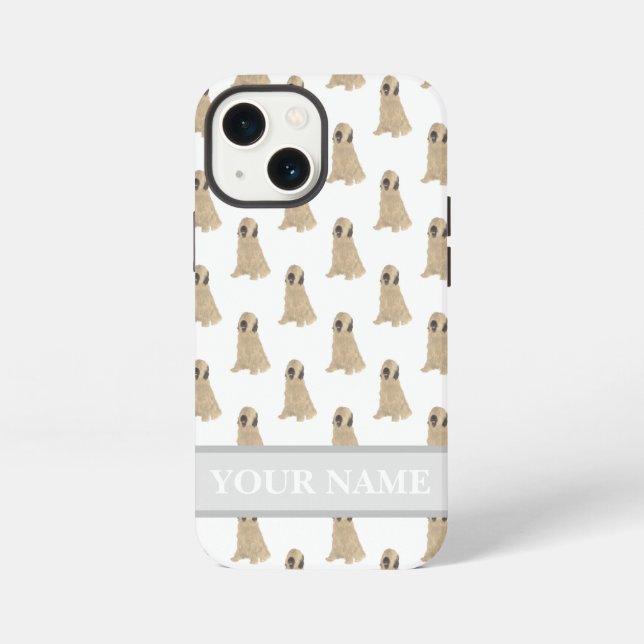 Funda Para iPhone Perro Briard Personalizado (Reverso )