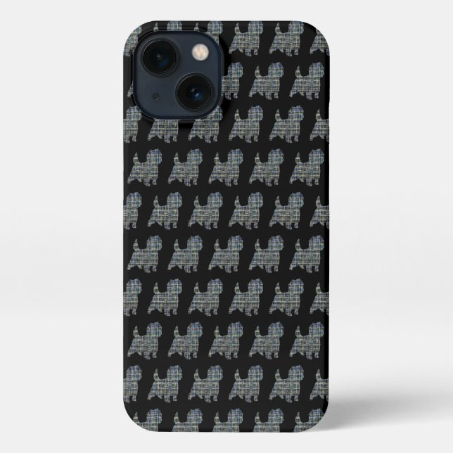 Funda Para iPhone Perro Cairn Terrier Cute Silhouette Black (Reverso )