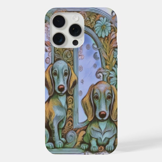 Funda Para iPhone Perro D Alfabeto  (Reverso )
