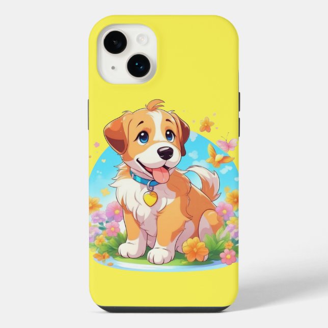 Funda Para iPhone Perro de cachorro (Reverso)