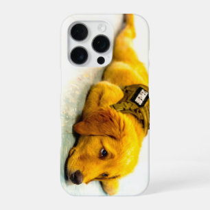 FUNDA PARA iPhone 16 PRO PERRO DEL SERVICIO MILITAR DE EE. UU.