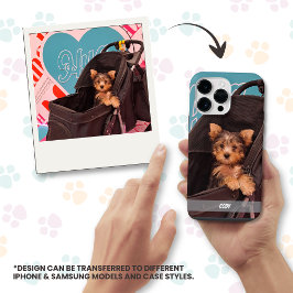 Funda Para iPhone 14 Pro Max Perro fotográfico Mascota o nombre del Mascota del