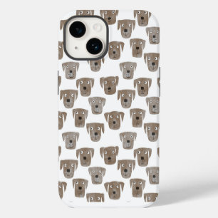 Funda Para iPhone 14 Perro Labrador Retriever de Chocolate