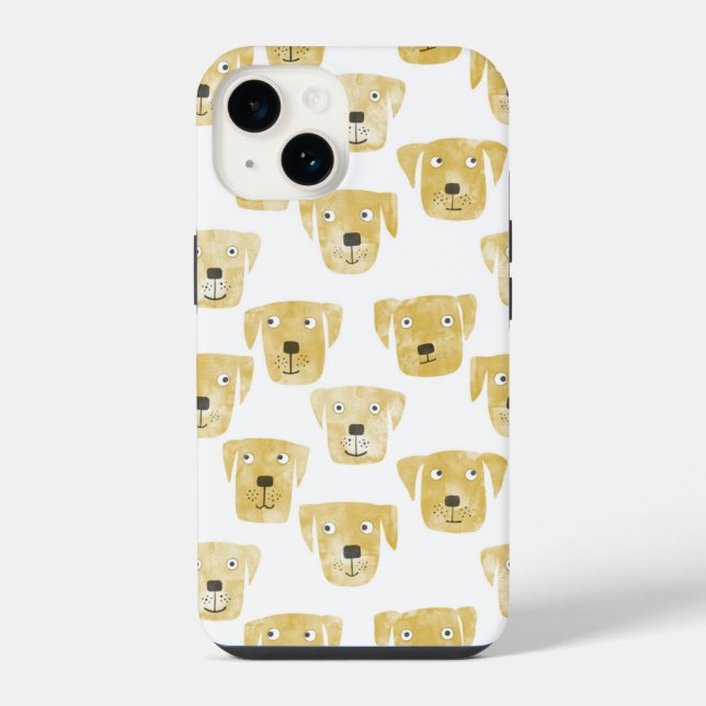 Funda Para iPhone Perro Labrador Retriever Dorado (Reverso )