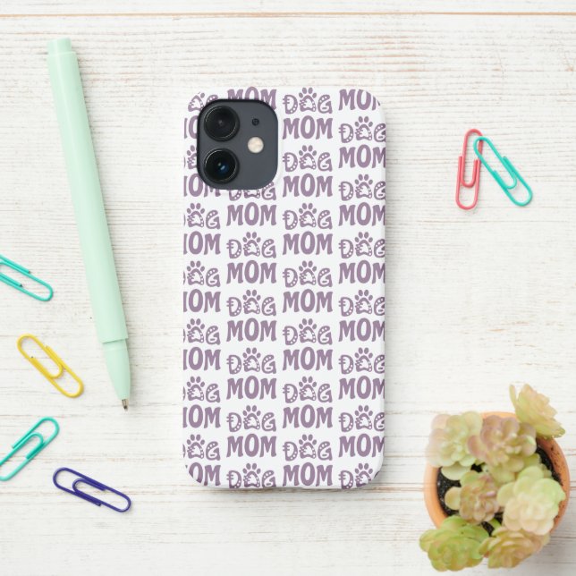 Funda Para iPhone Perro Mamá (En el escritorio)