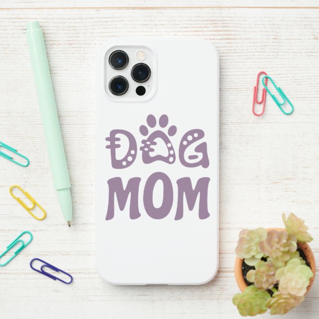 Funda Para iPhone Perro Mamá (En el escritorio)