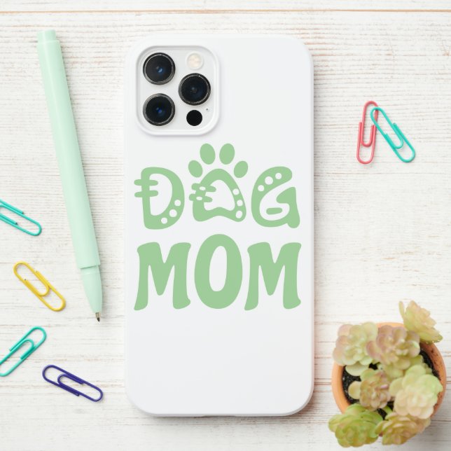 Funda Para iPhone Perro Mamá (En el escritorio)