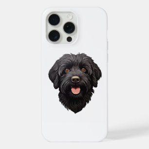 Perro negro Labradoodle