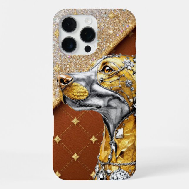 Funda Para iPhone Perro Noche Estrellada (Reverso )