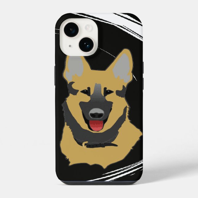Funda Para iPhone Perro Pastor Alemán (Reverso )