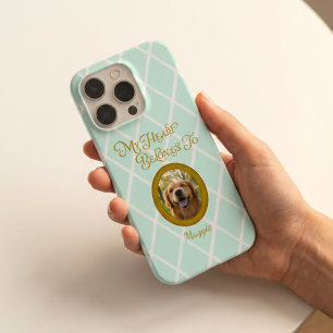 Funda Para iPhone 16 Pro Perro Retriever Dorado Foto Personalizada, Mi Cora