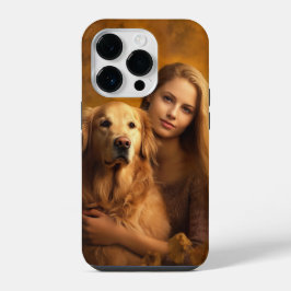 Funda Para iPhone 14 Pro Perro retriever dorado personalizado Mejor Mamá Pe