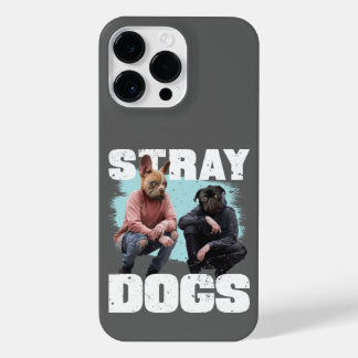 FUNDA PARA iPhone 14 PRO MAX PERROS TRAYOS GENTE DIVERTIDA CON CABEZAS DE PERRO