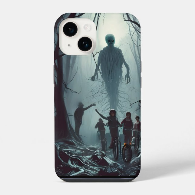 Funda Para iPhone Persiguiendo a los chicos malos (Reverso )