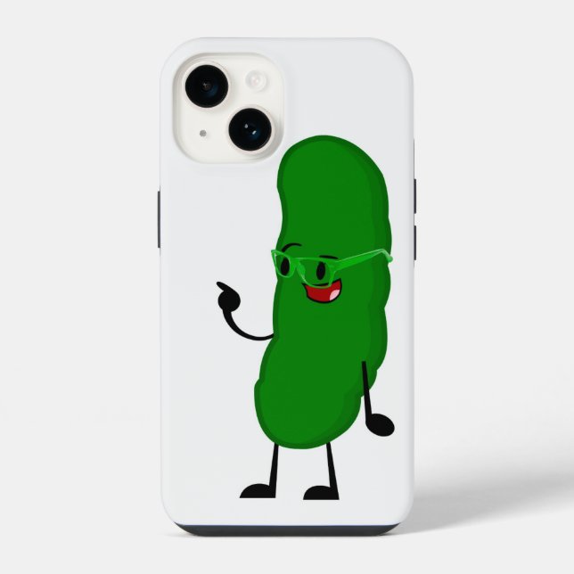 Funda Para iPhone Persona De Pickle En Blanco (Reverso )