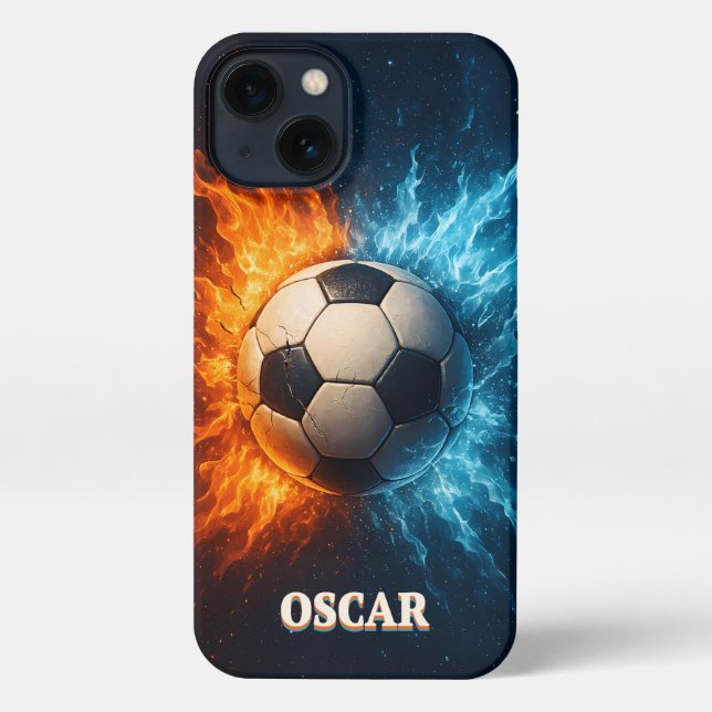 Funda Para iPhone Personalised Sports/Soccer iPhone 13 Case (Reverso )